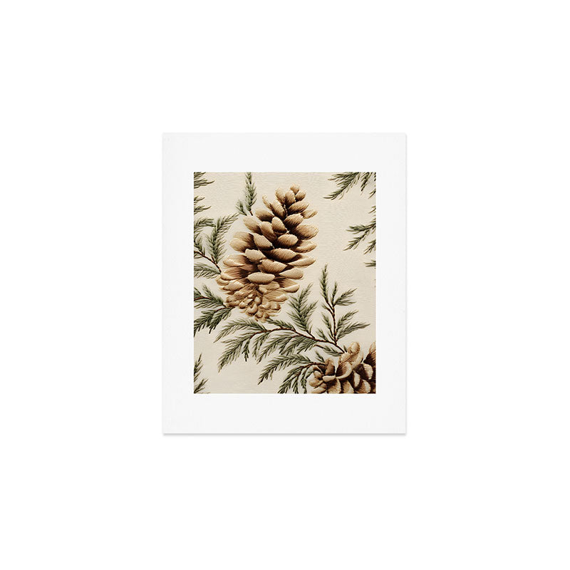 Pinecone Enchantment Art Print Gallery Image 1