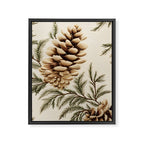 Pinecone Enchantment Framed Canvas Print Gallery Image 8