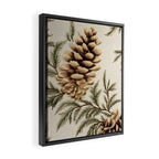 Pinecone Enchantment Framed Canvas Print Gallery Image 2