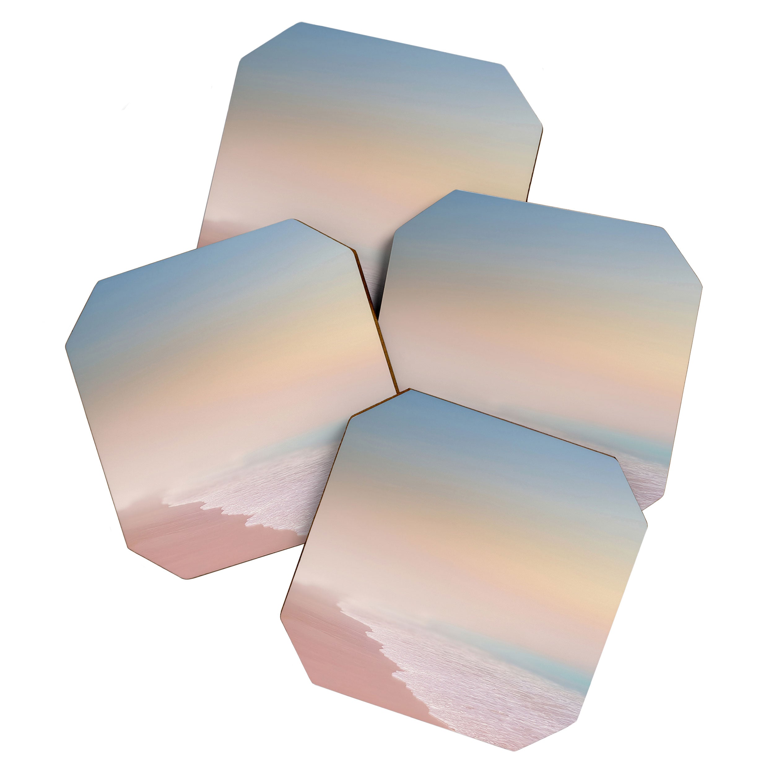 Pink Sunset Coaster Gallery Image 1