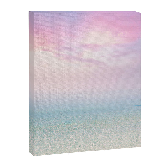 Pink Sunset, Ocean Art Canvas Print Gallery Image 1