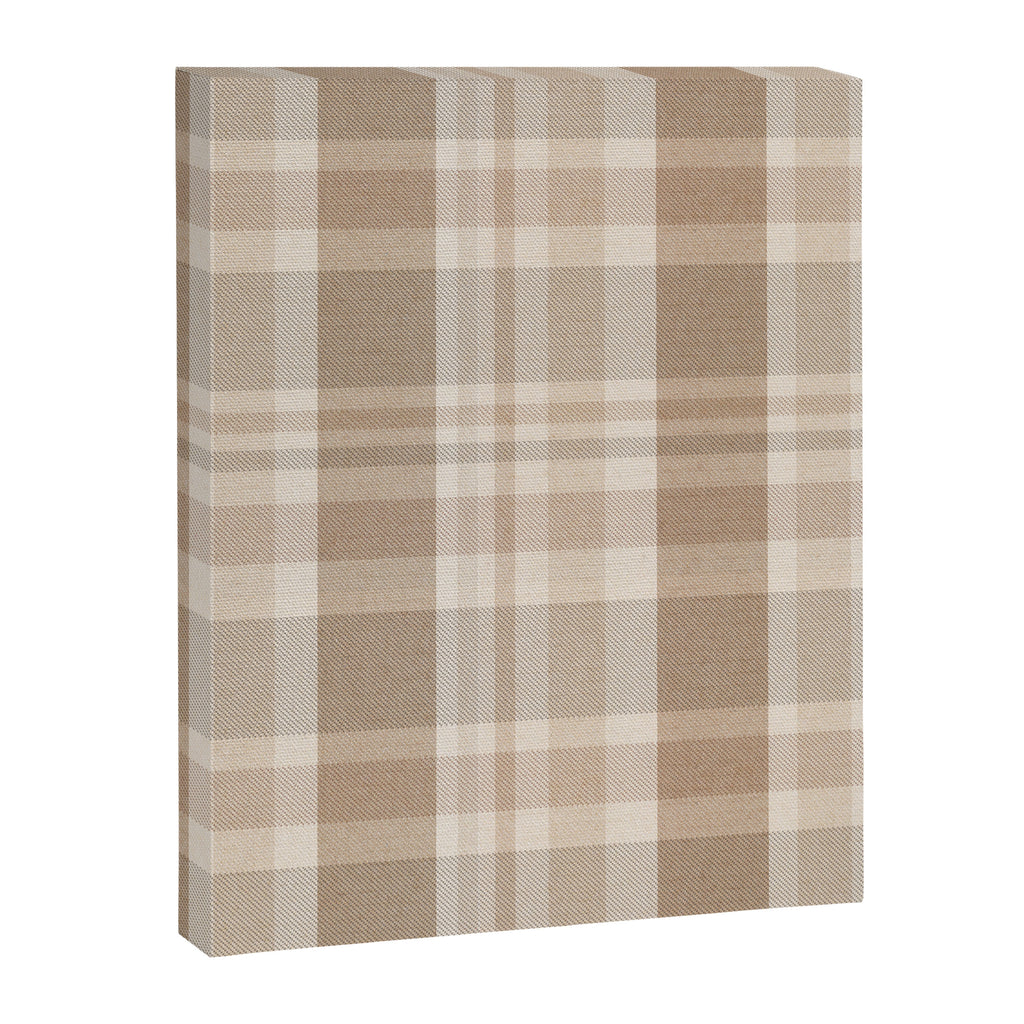 Plaid Prints, Brown and Beige Canvas Print Gallery Image 8