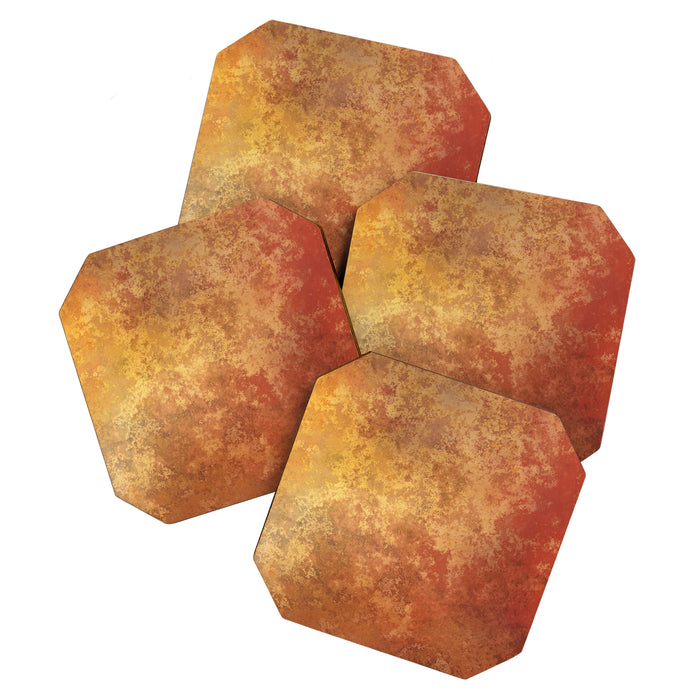 Rusted Copper and Gold Coaster Gallery Image 1