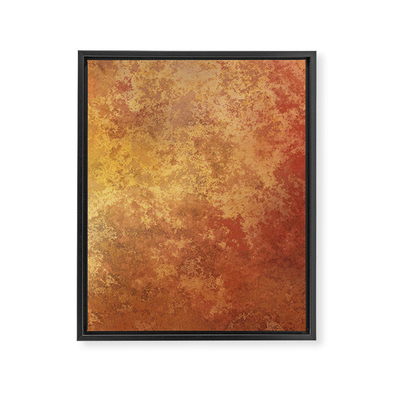 Rusted Copper and Gold Framed Canvas Print Gallery Image 8