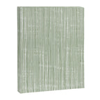 Rustic Abstract Stripes, Sage Green and White Canvas Print Gallery Image 8