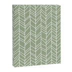 Rustic Herringbone in Sage Green Canvas Print Gallery Image 8