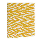 Rustic Herringbone in Yellow Canvas Print Gallery Image 8