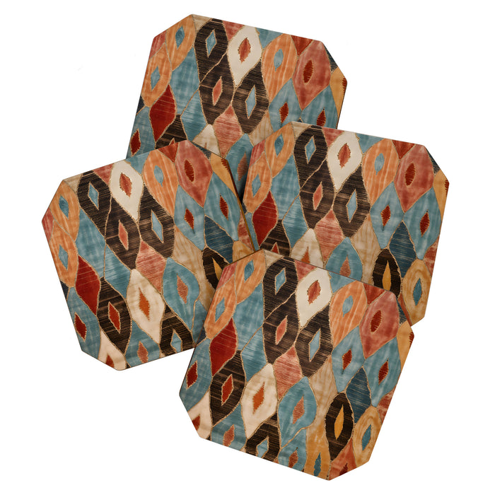 Rustic Shabby Moroccan Weave Coaster Gallery Image 1