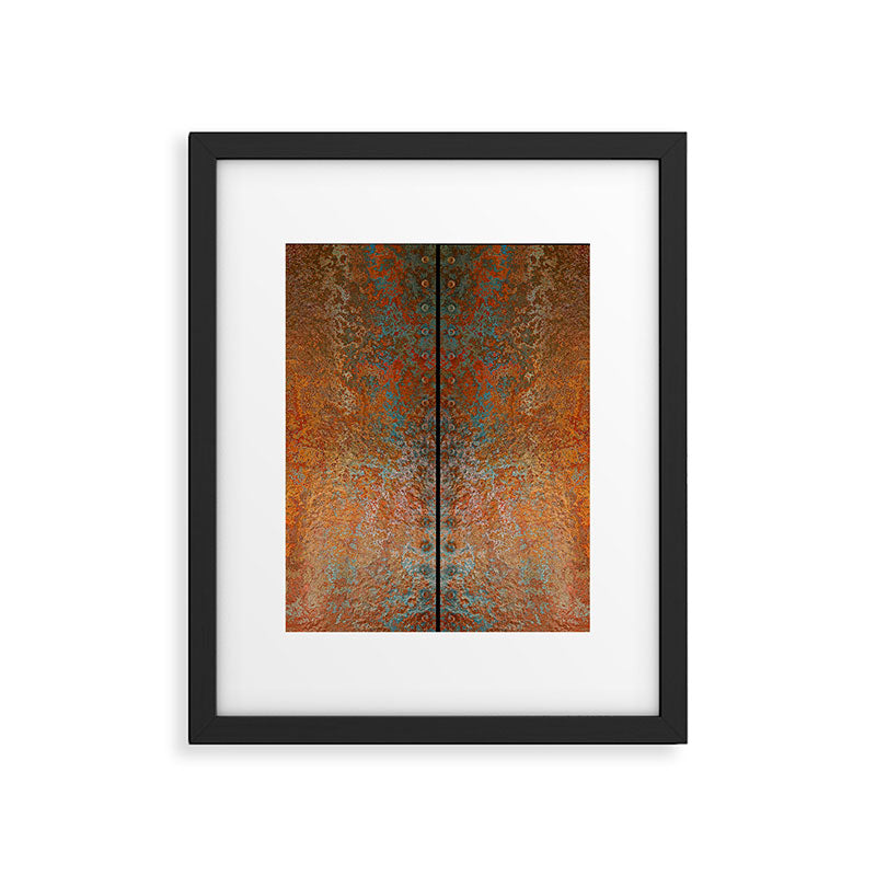 Rustic Vintage Rust Framed Art Print Gallery Image 6