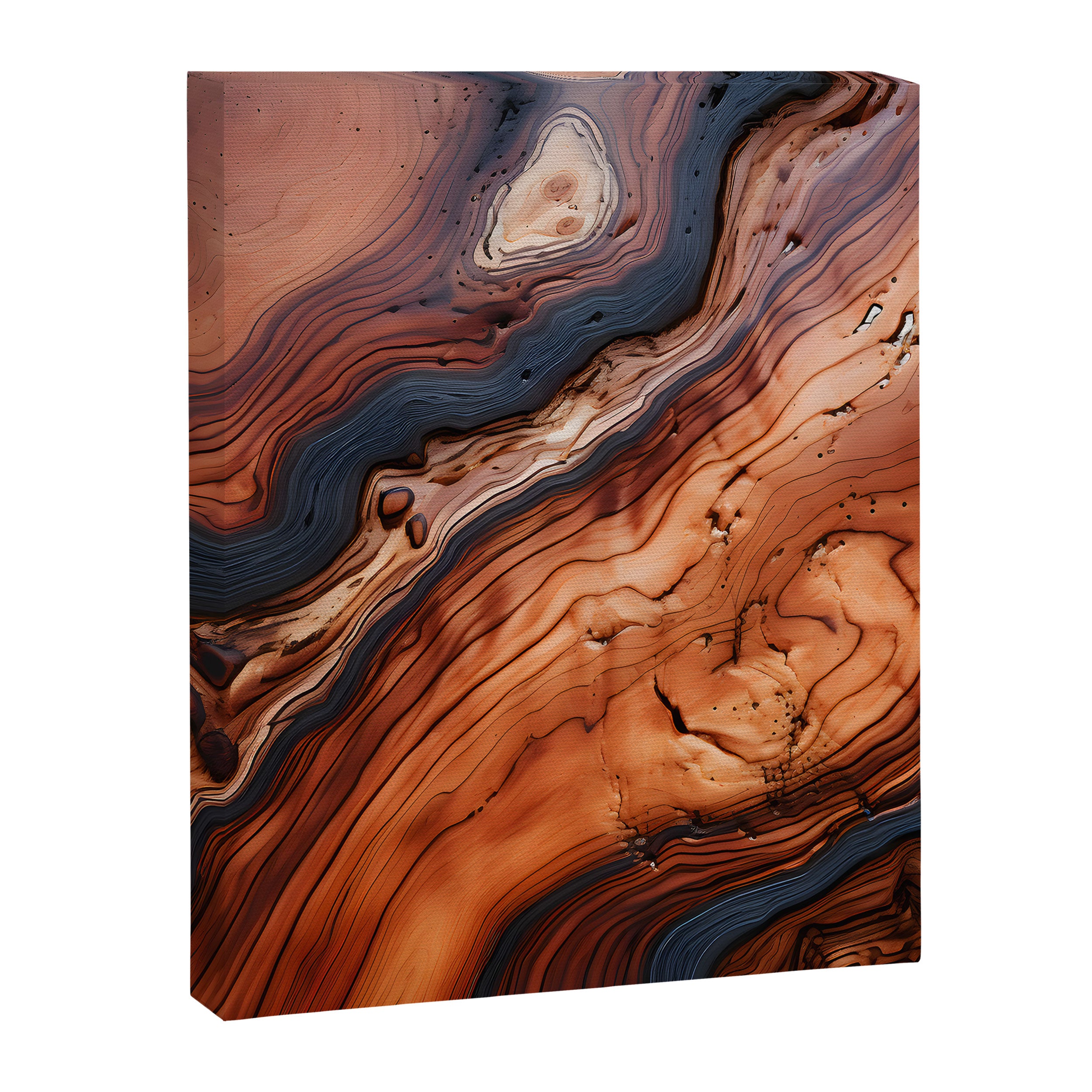 Rustic Wood Tones Canvas Print Gallery Image 8