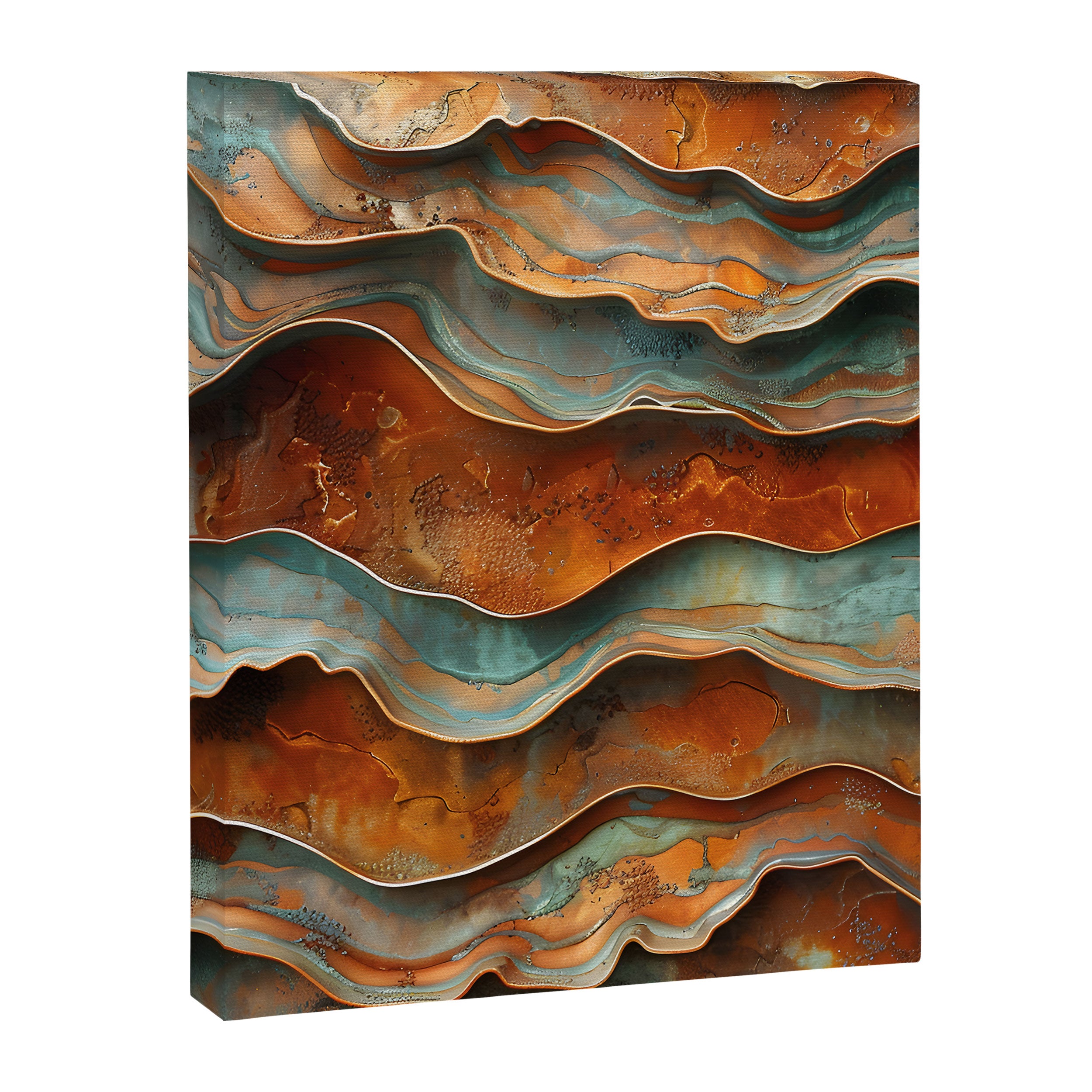 Rustique Orbita Abstract Canvas Print Gallery Image 8