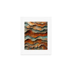 Rustique Orbita Abstract Art Print Gallery Image 1