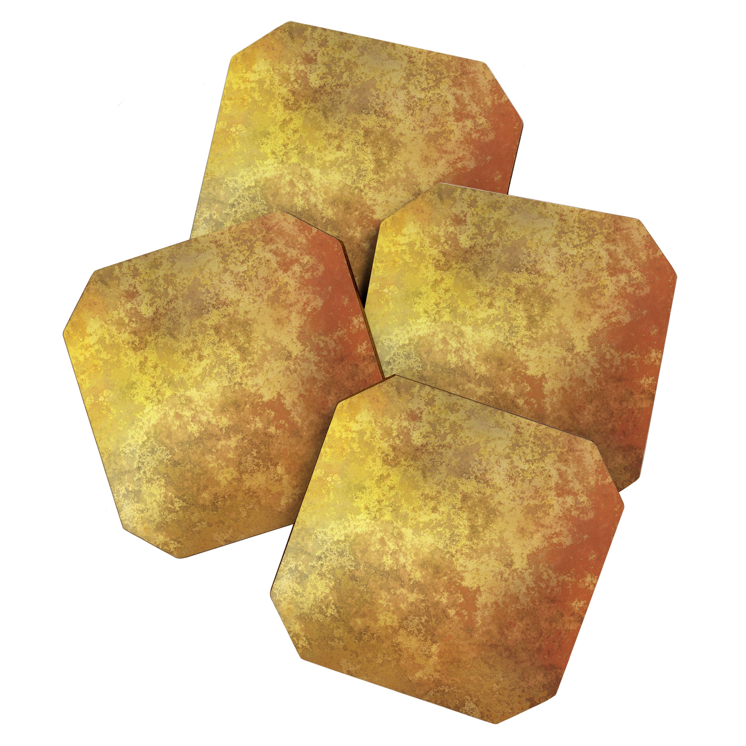 Rusty Gold and Copper Coaster Gallery Image 1