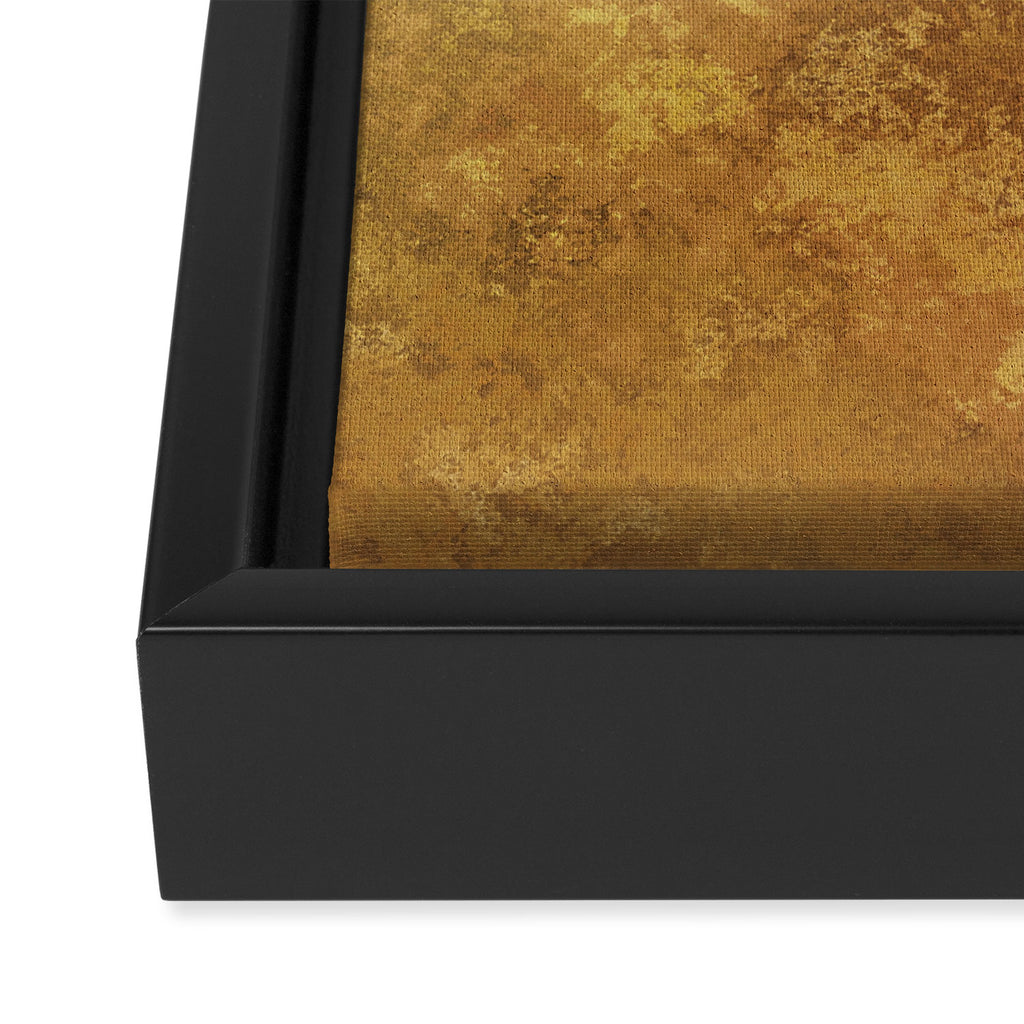 Rusty Gold and Copper Framed Canvas Print Gallery Image 3