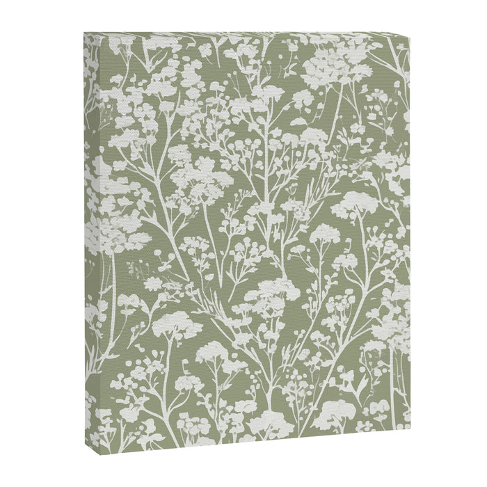 Sage Bloom in Floral Canvas Print Gallery Image 1