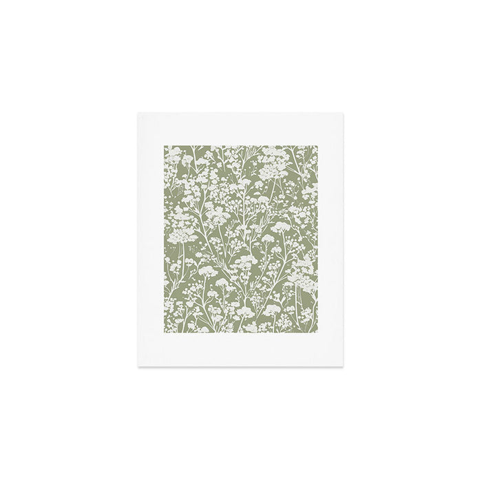 Sage Bloom in Floral Art Print Gallery Image 1