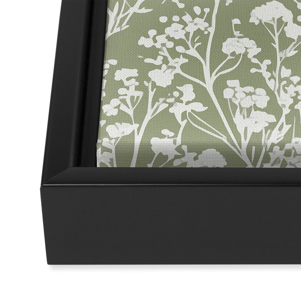 Sage Bloom in Floral Framed Canvas Print Gallery Image 3