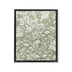 Sage Bloom in Floral Framed Canvas Print Gallery Image 8
