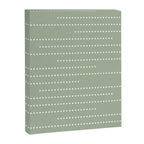 Sage Green and White Minimal Dots Pattern Canvas Print Gallery Image 8