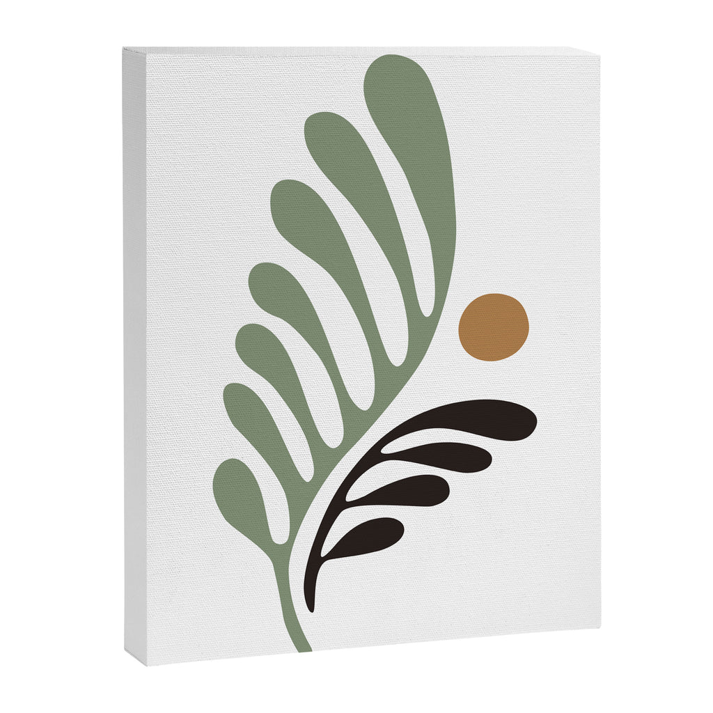 Simplicity Leaf and Sun Duo Canvas Print Gallery Image 8
