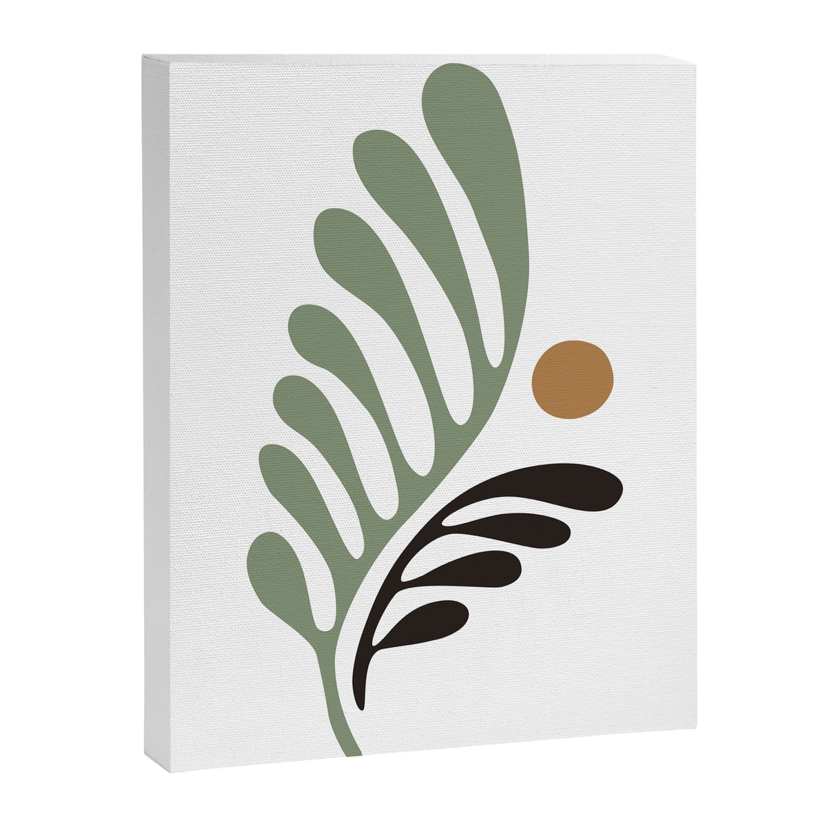 Simplicity Leaf and Sun Duo Canvas Print Gallery Image 8