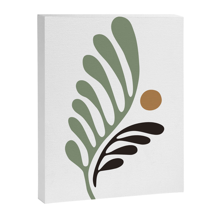 Simplicity Leaf and Sun Duo Canvas Print Gallery Image 1