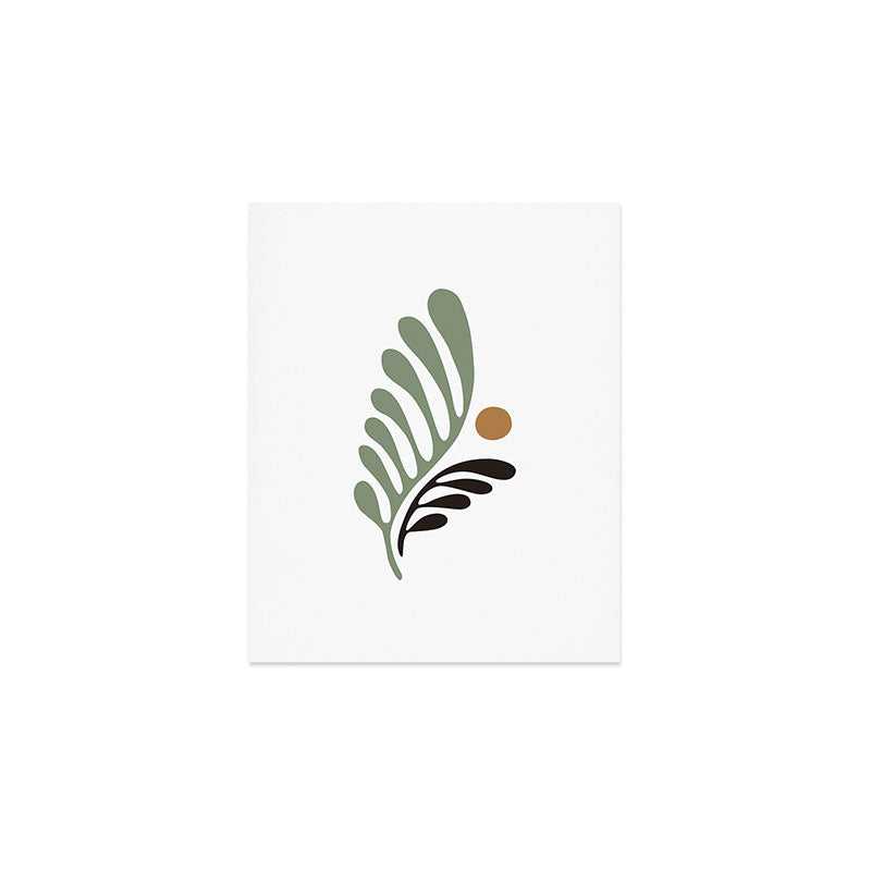 Simplicity Leaf and Sun Duo Art Print Gallery Image 1