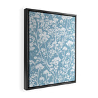 Sky Meadow Blue in Floral Framed Canvas Print Gallery Image 2