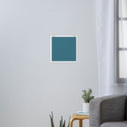 Solid Color Spring Teal Art Print Gallery Image 3
