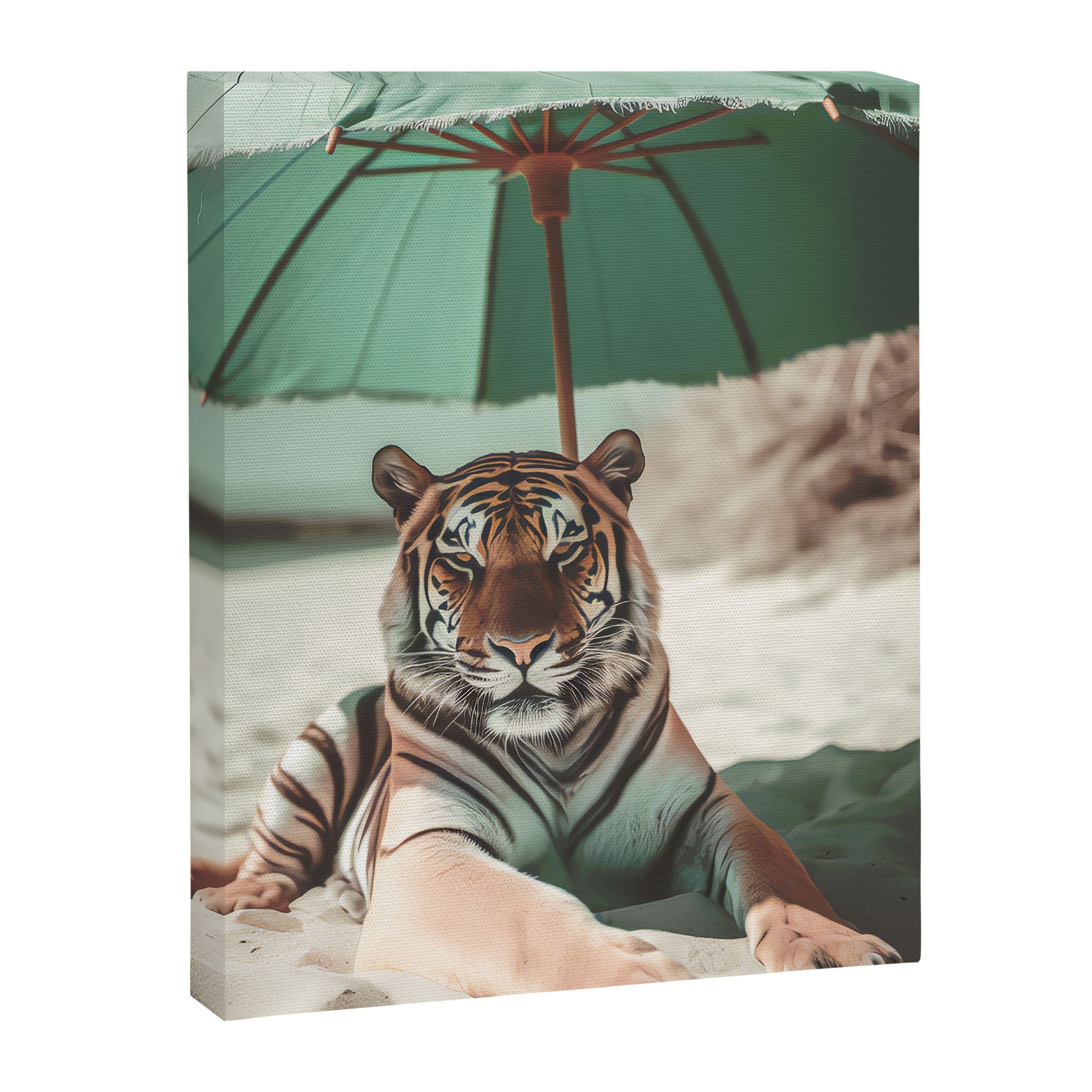 South Beach Bliss Tiger Prints Canvas Print Gallery Image 6