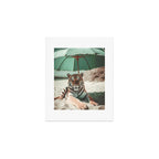 South Beach Bliss Tiger Prints Art Print Gallery Image 1