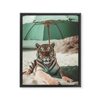 South Beach Bliss Tiger Prints Framed Canvas Print Gallery Image 6