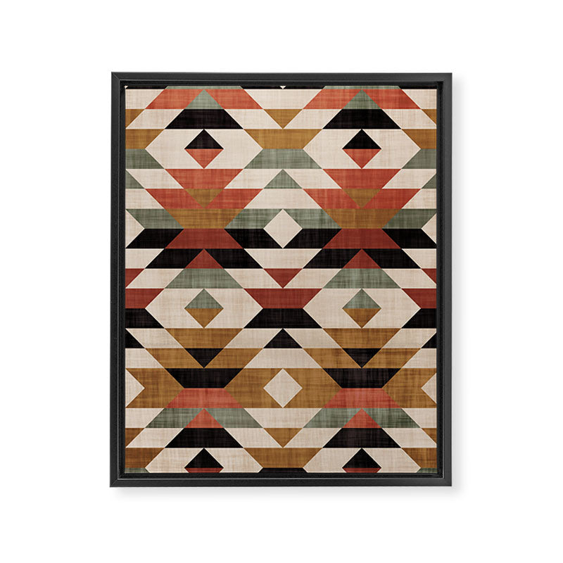 Southwestern Boho Prints Framed Canvas Print Gallery Image 8
