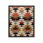 Southwestern Boho Prints Framed Canvas Print Gallery Image 8