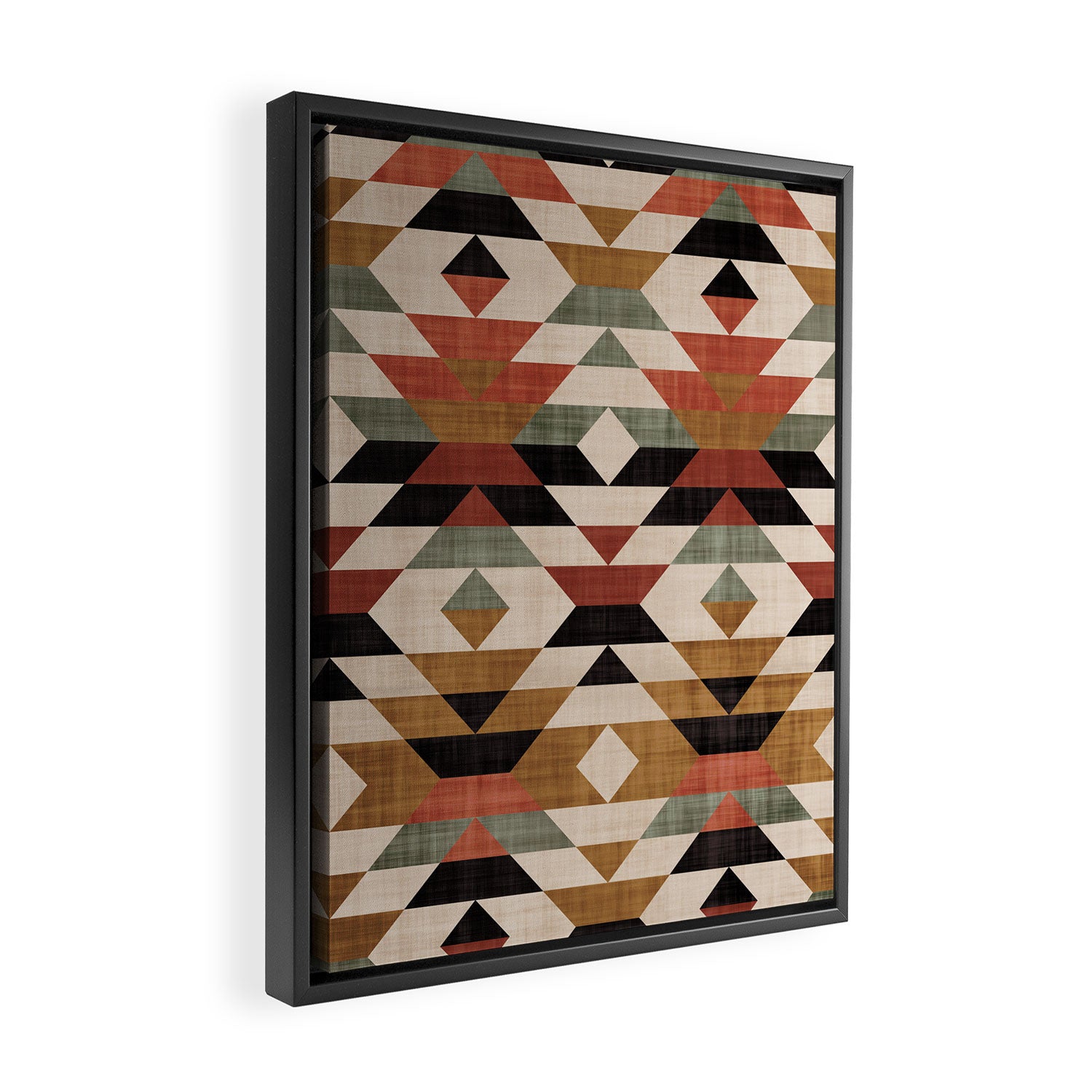 Southwestern Boho Prints Framed Canvas Print Gallery Image 2
