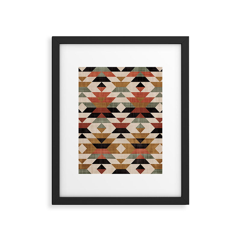 Southwestern Boho Prints Framed Art Print Gallery Image 6