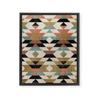 Southwestern Pattern, Boho Prints Framed Canvas Print Gallery Image 8