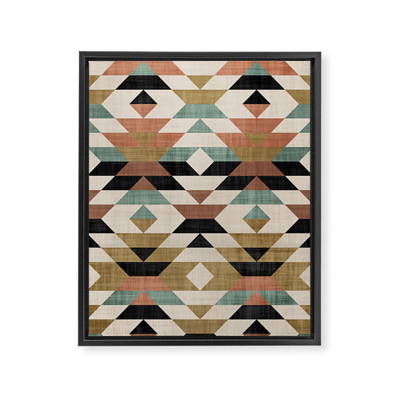 Southwestern Pattern, Boho Prints Framed Canvas Print Gallery Image 8