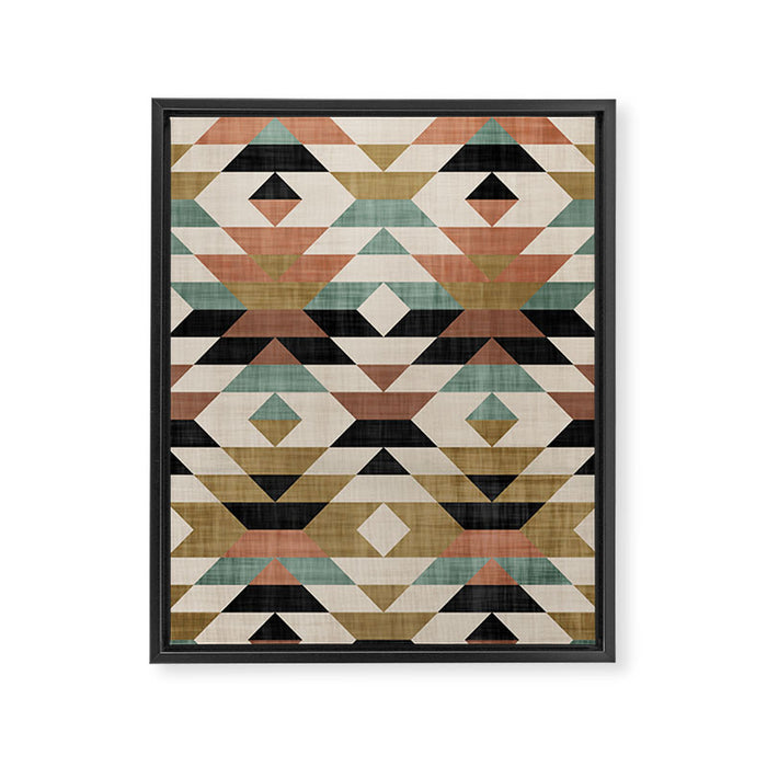 Southwestern Pattern, Boho Prints Framed Canvas Print Gallery Image 1