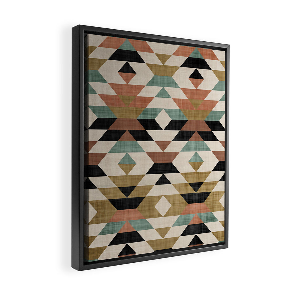 Southwestern Pattern, Boho Prints Framed Canvas Print Gallery Image 2