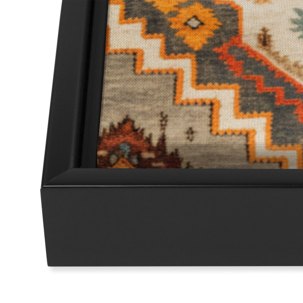 Southwestern Rustic Bohemian Design Framed Canvas Print Gallery Image 3