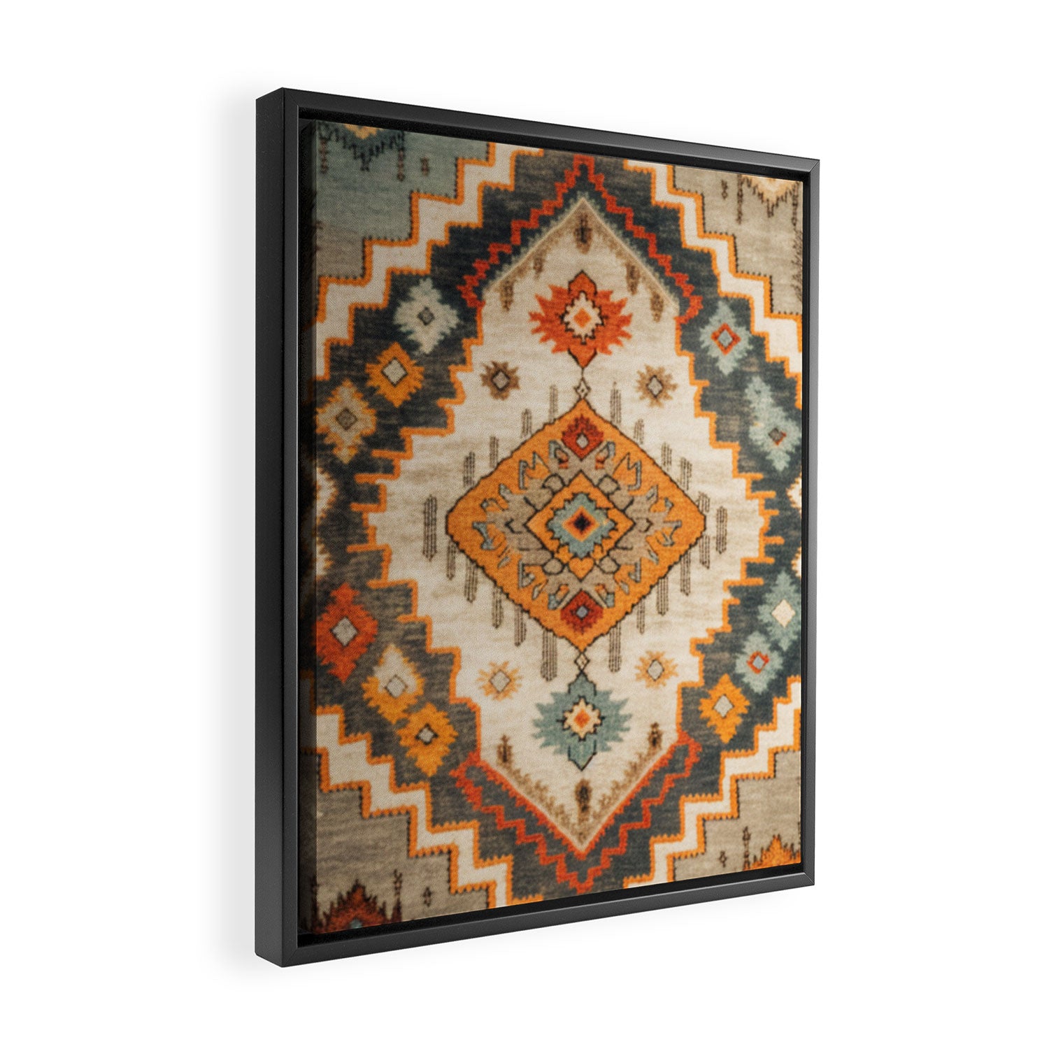 Southwestern Rustic Bohemian Design Framed Canvas Print Gallery Image 2