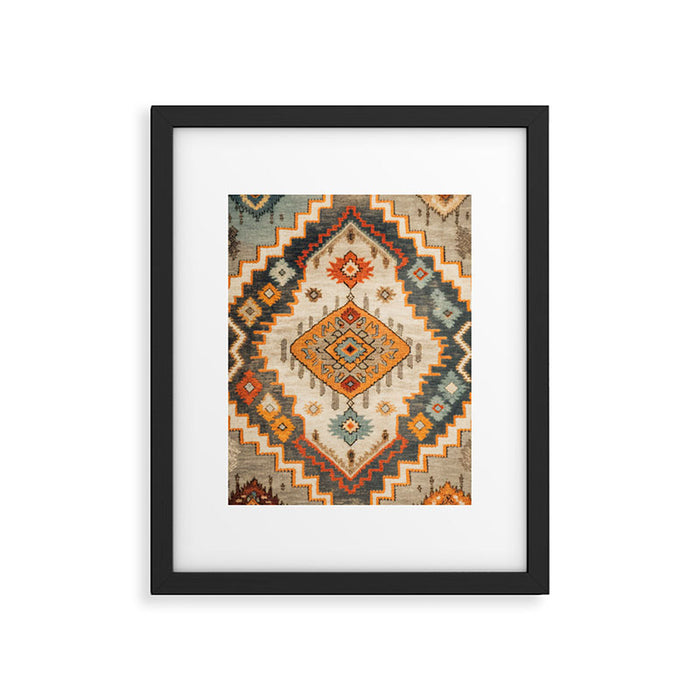 Southwestern Rustic Bohemian Design Framed Art Print Gallery Image 1