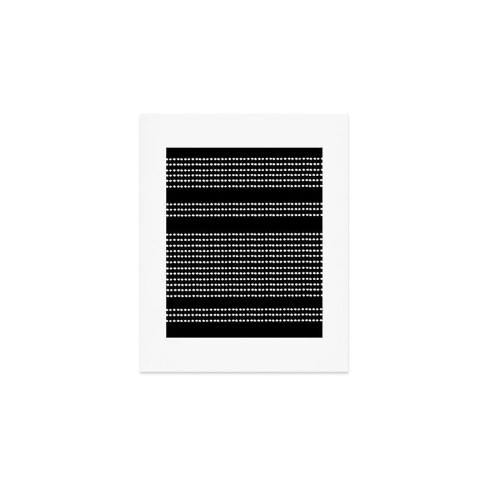 Spotted, African Pattern in Black and White Art Print Gallery Image 1