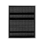 Spotted, African Pattern in Black and White Framed Canvas Print Gallery Image 8