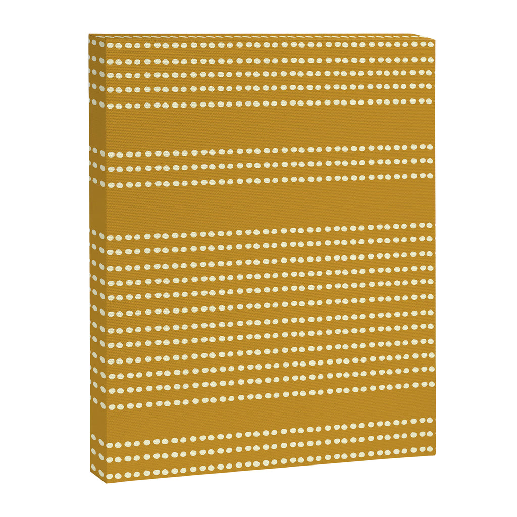 Spotted, African Pattern in Yellow Canvas Print Gallery Image 8