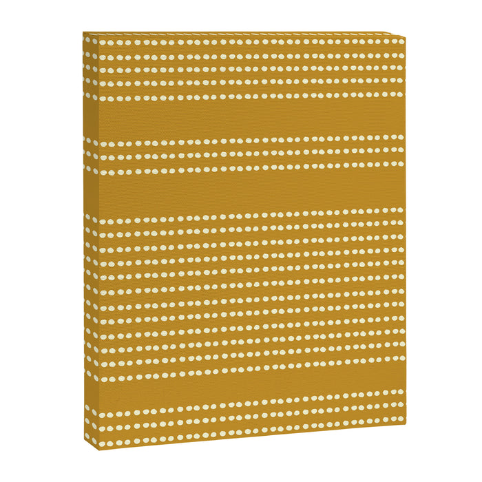 Spotted, African Pattern in Yellow Canvas Print Gallery Image 1
