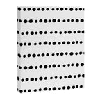 Spotted, Mudcloth, White and Black, Boho Print Canvas Print Gallery Image 8