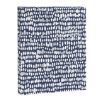 Spotted Preppy Dots Abstract in Navy Blue Canvas Print Gallery Image 8