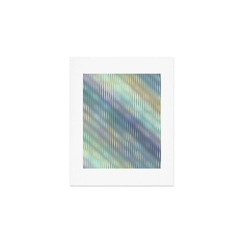 Striped Abstract Glass Relection Art Print Gallery Image 1